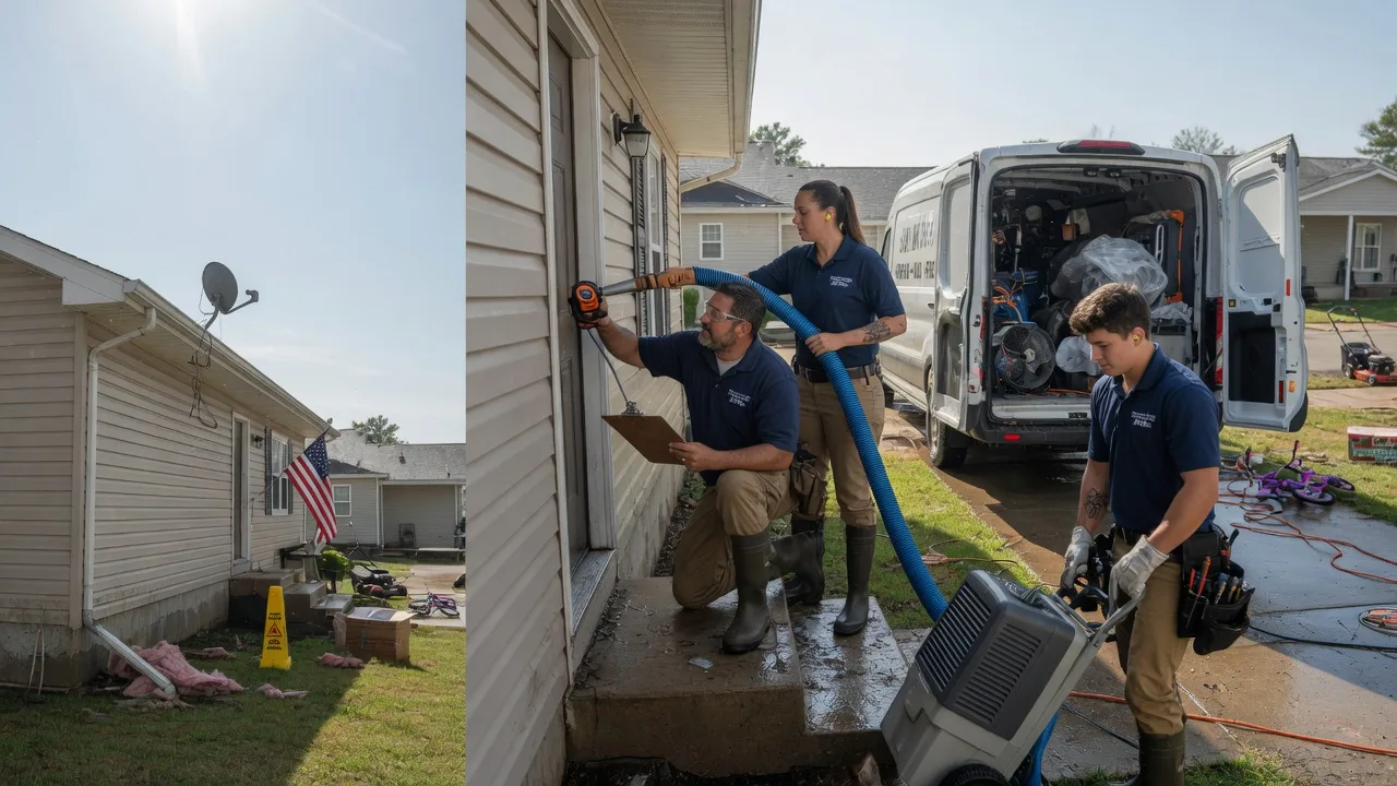 Ceiling Water Damage Restoration in Vidor, TX near me